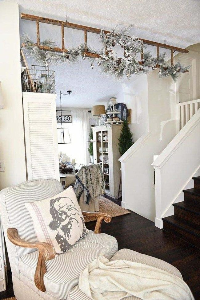 Vintage Ladder Room Divider Statement