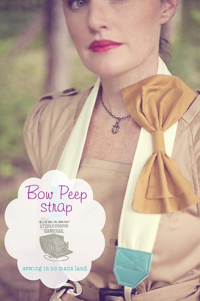 Mustard Bow Camera Strap