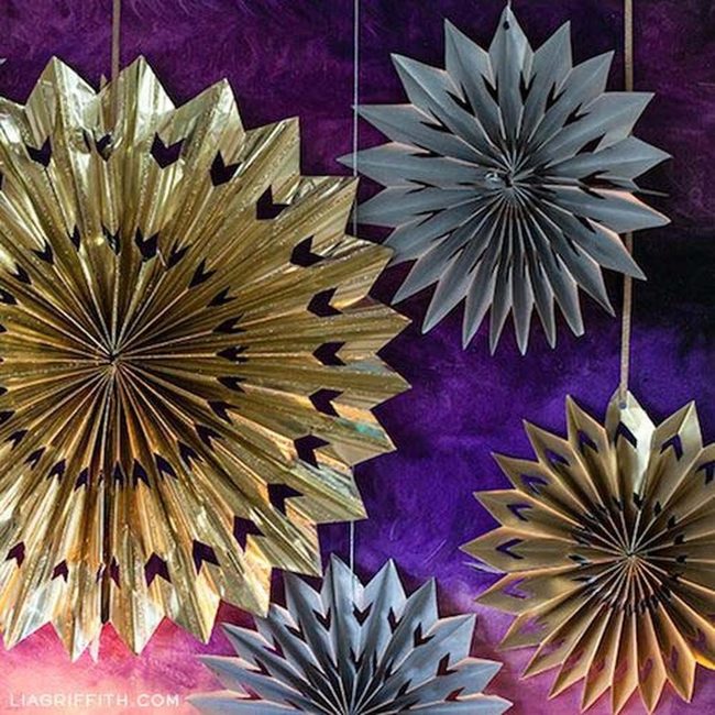 Gold Burst Wall Medallions