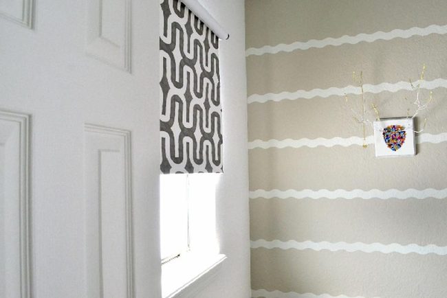 White Wavy Stripes Modern Sanctuary