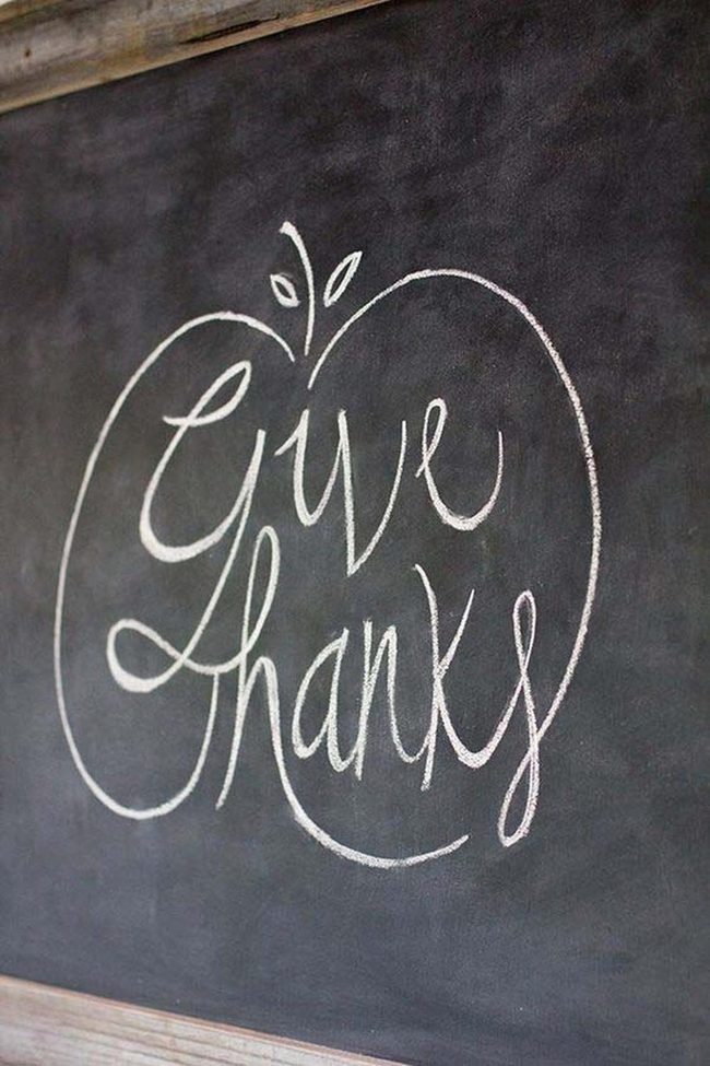 Chalk Pumpkin Welcome Message