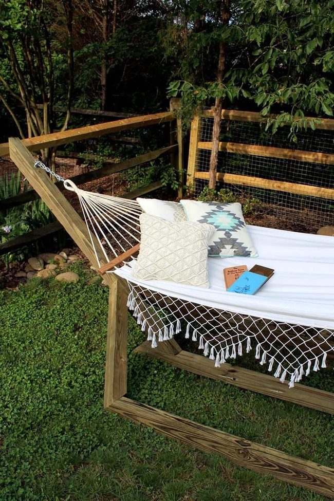Diy Wooden Hammock Stand