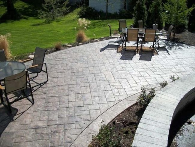 Ashlar Slate Stamped Concrete