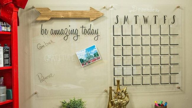 Black Script Motivation With Red Shelves