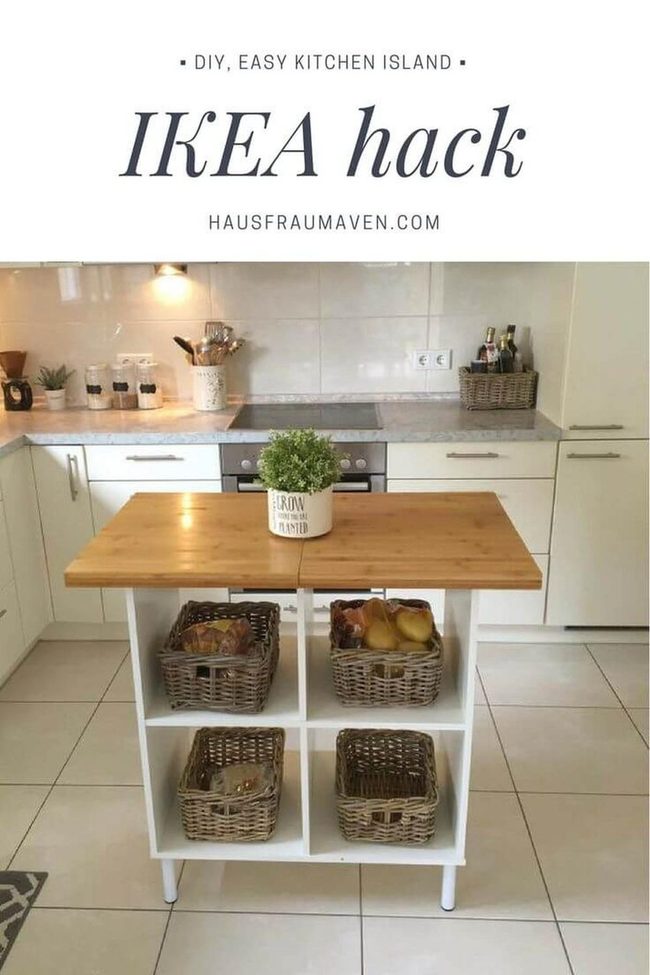 Customized Flat-Pack Kitchen Island