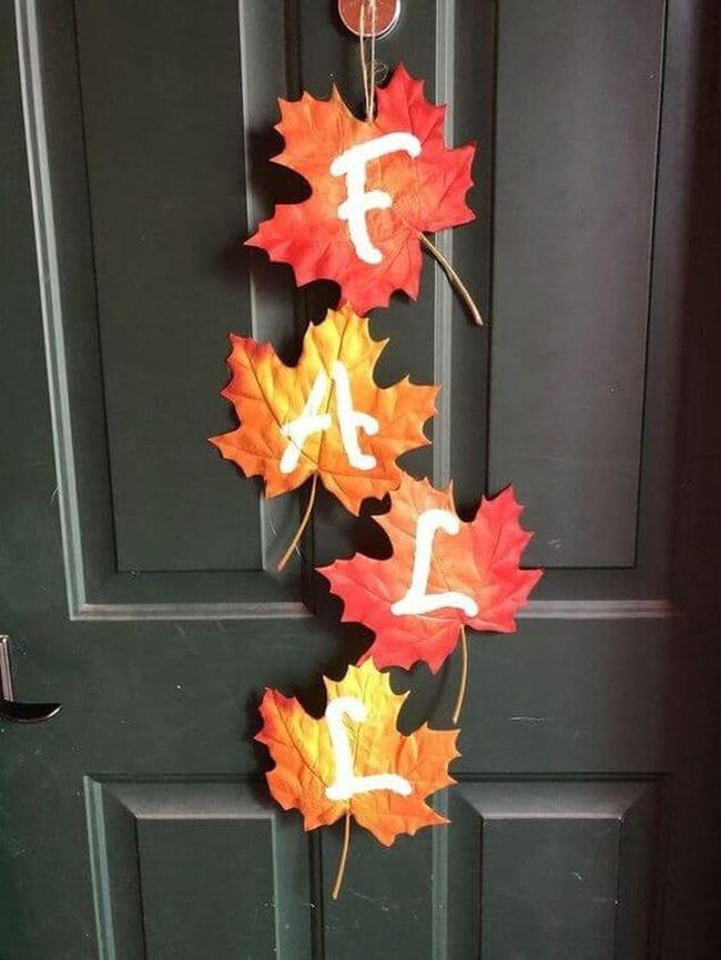 Autumn Leaves Spell Fall