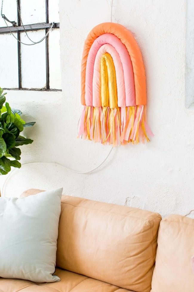 Rainbow Wall Statement Burst