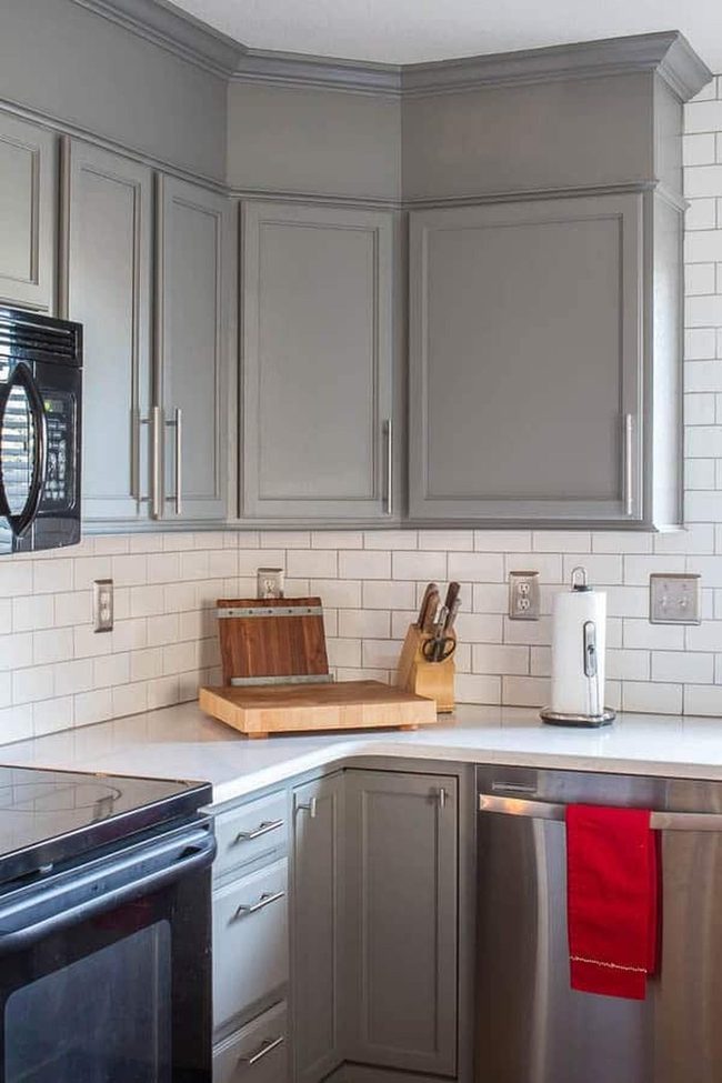 Shiny Subway Tiles Transform Kitchen