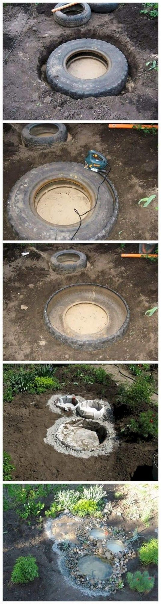 Tiered Basins With Cascading Water