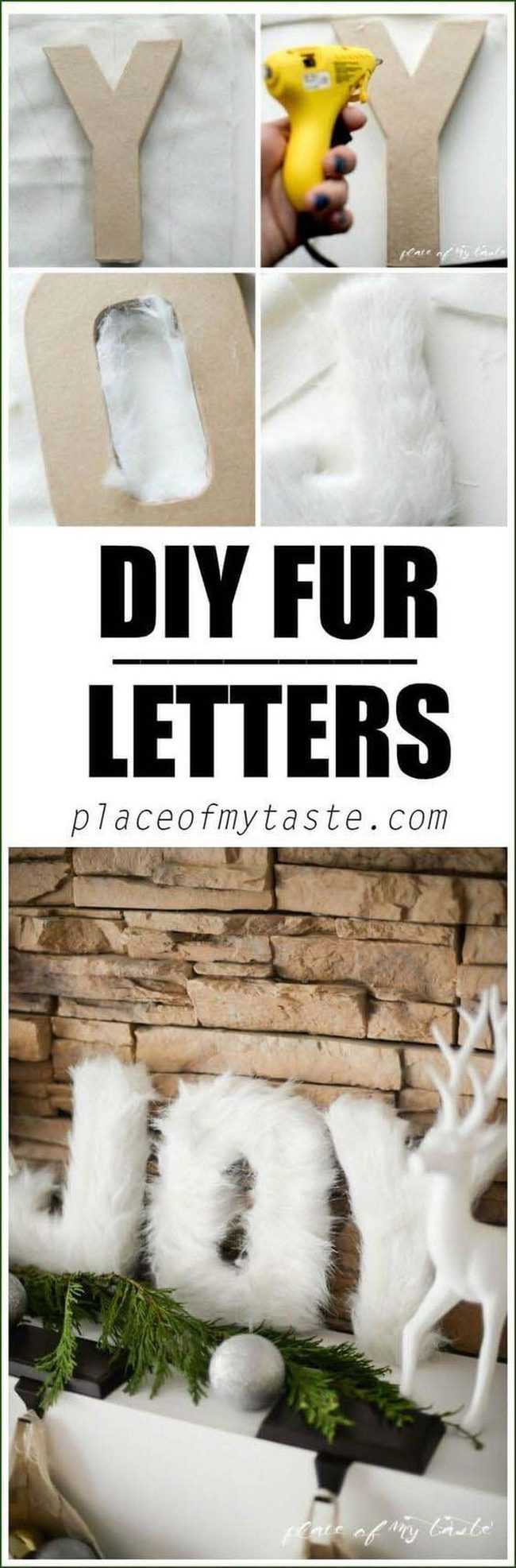 Plush White Letters, Festive Spirit
