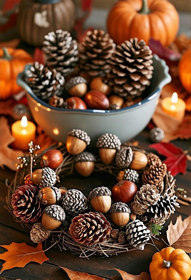 Autumn Nuts and Cones