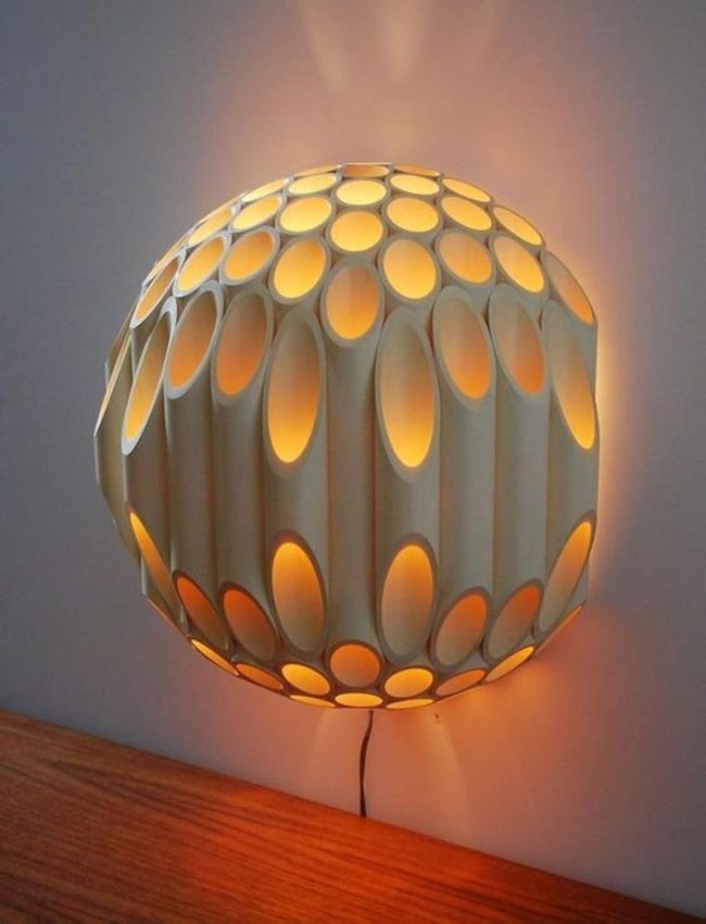 Pvc Pipe Bedroom Lamp