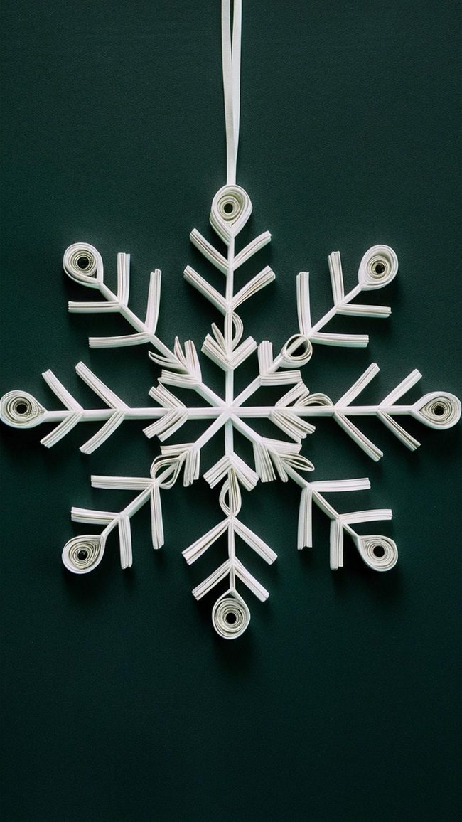 Paper Curl Winter Lace
