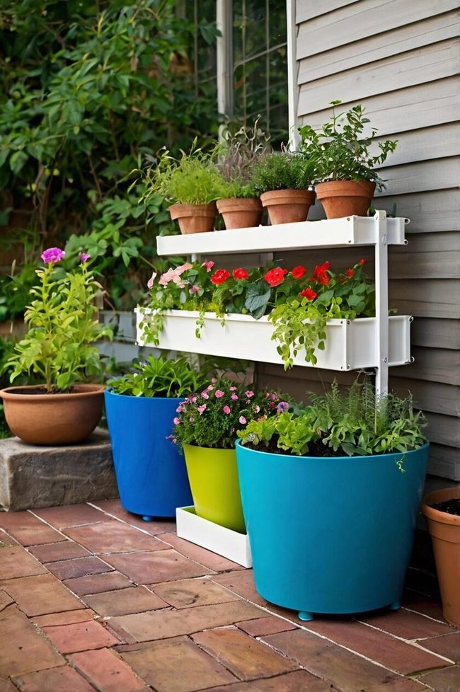 Vertical Container Terrace Levels