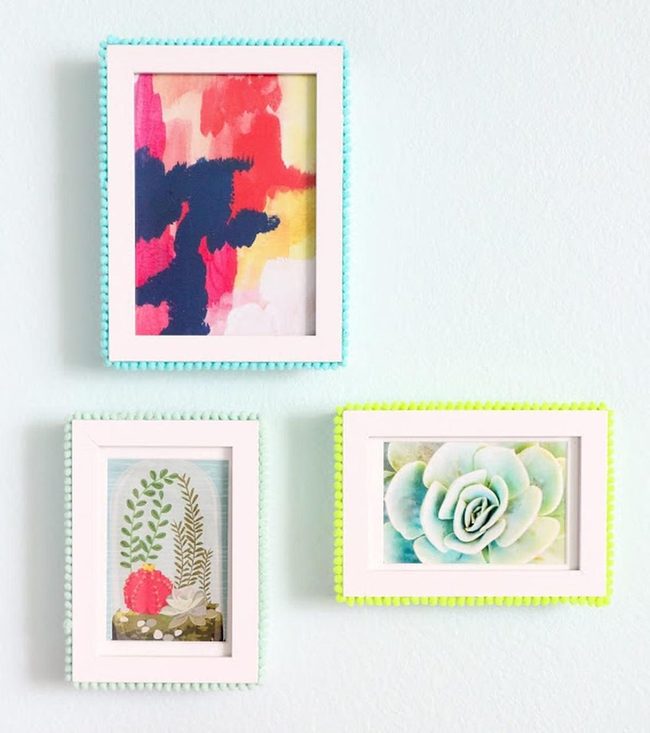 Red Pink Cactus Gallery Wall