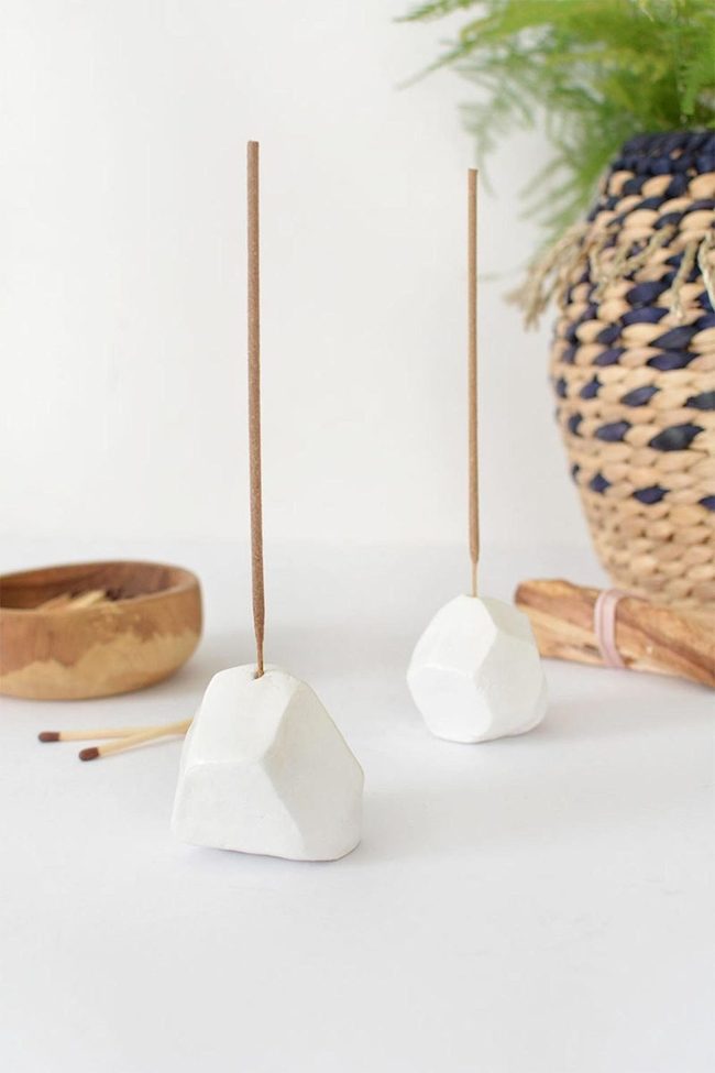 White Ceramic Geometry For Meditation