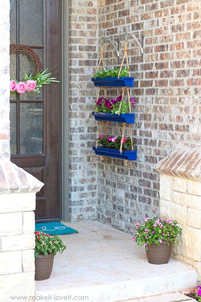 Vertical Gutter Garden Wall