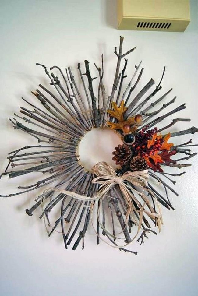 Twigs, Pinecones, Autumn Brown