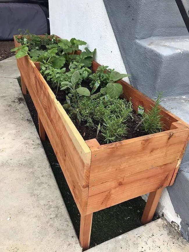 Raised Wood Garden Bed Fresh