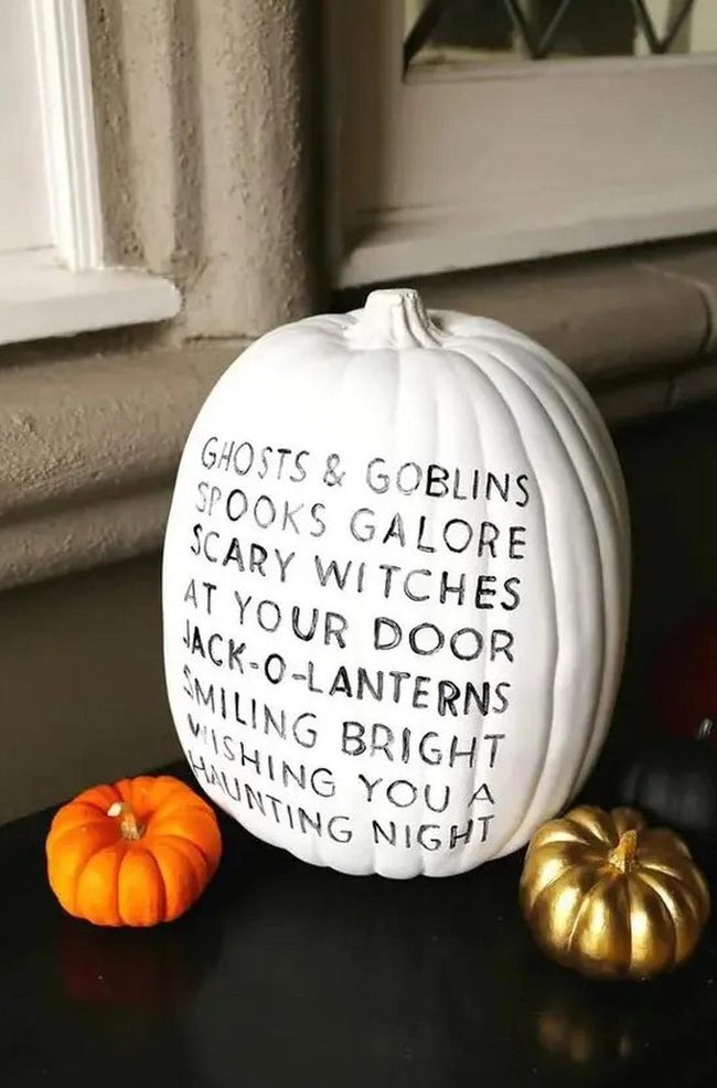 White Pumpkins, Gold Accents, Autumn Display
