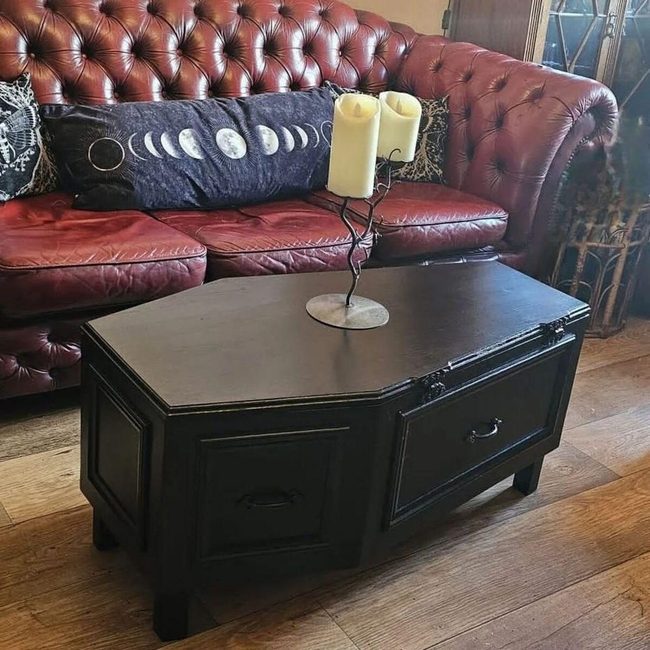 Coffin Table Storage Statement