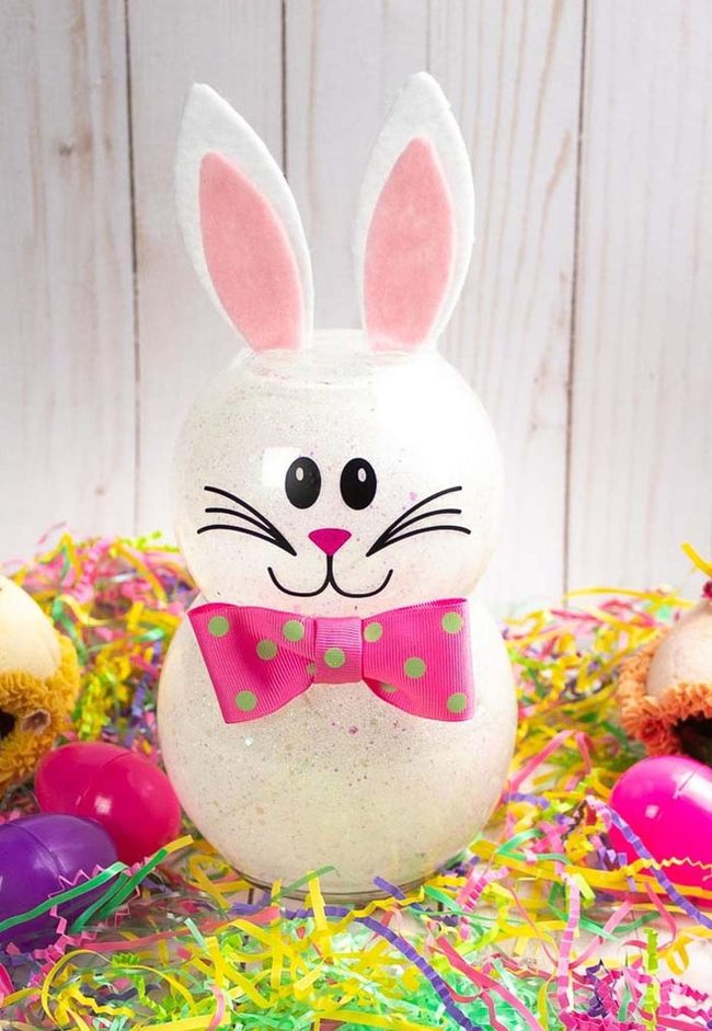 Glitter Bunny Nightlight Glow