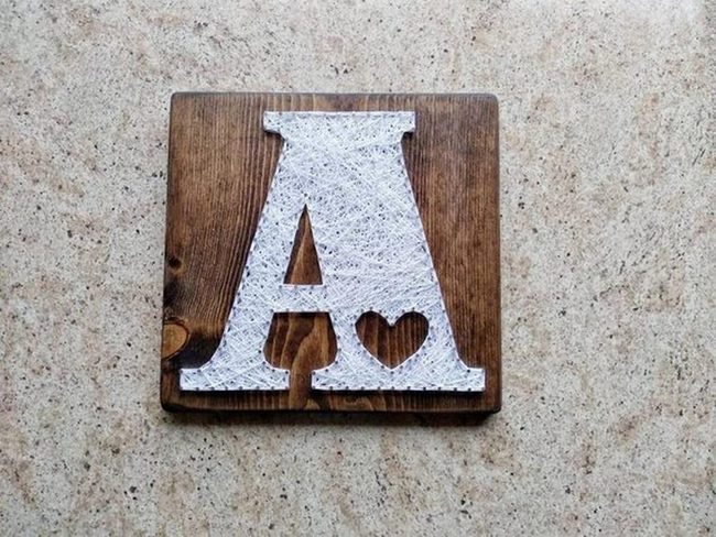 Custom Letter String Art Walls