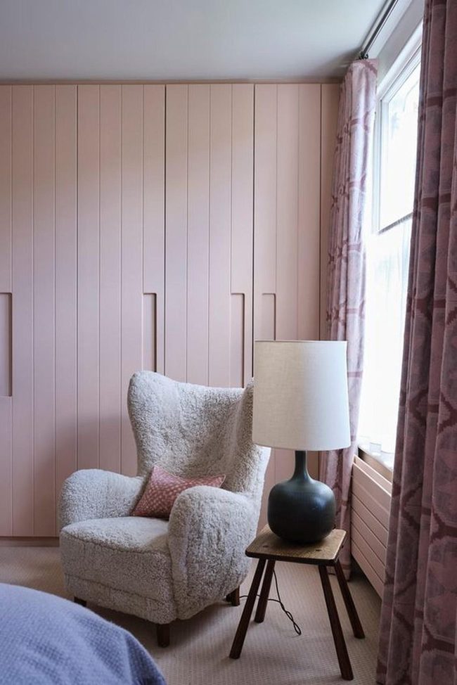 Soft Pink Reading Nook