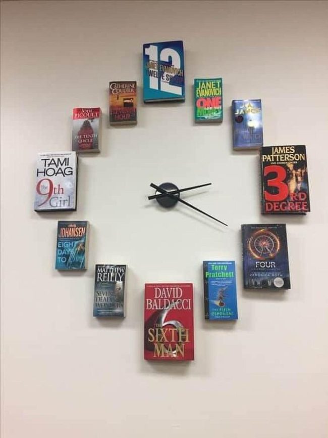 Literary Hours Wall Feature