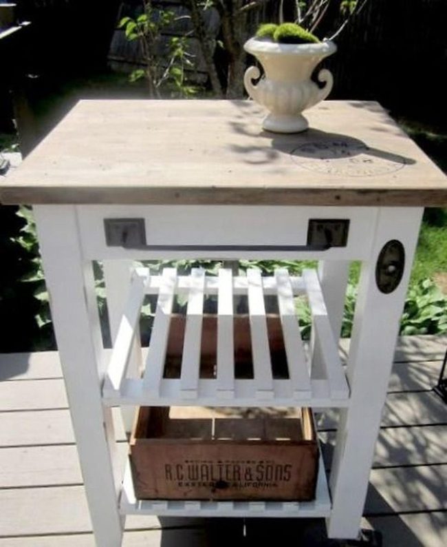 Wood Meets Metal Storage Elegance