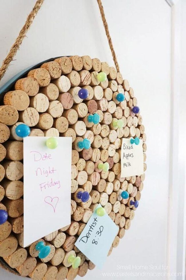 Jeweled Cork Bulletin Board