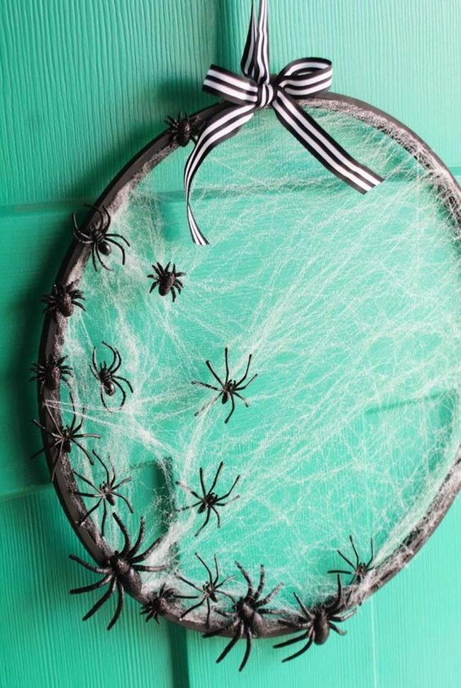Black Spiders White Webbing