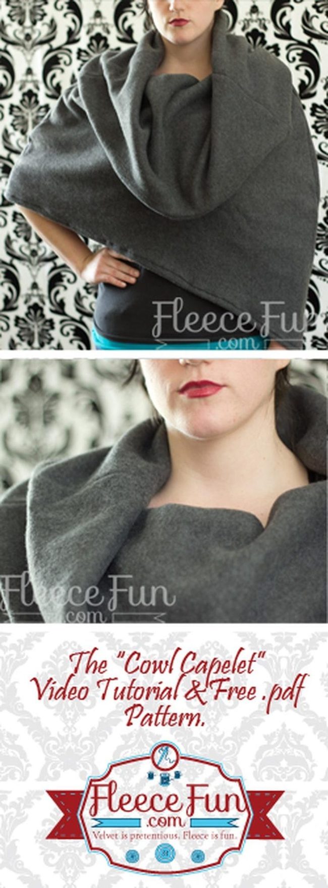 Gray Capelet Soft Sophistication
