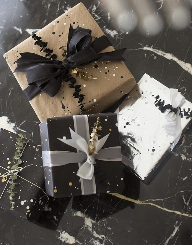Black And Gold Gift Elegance