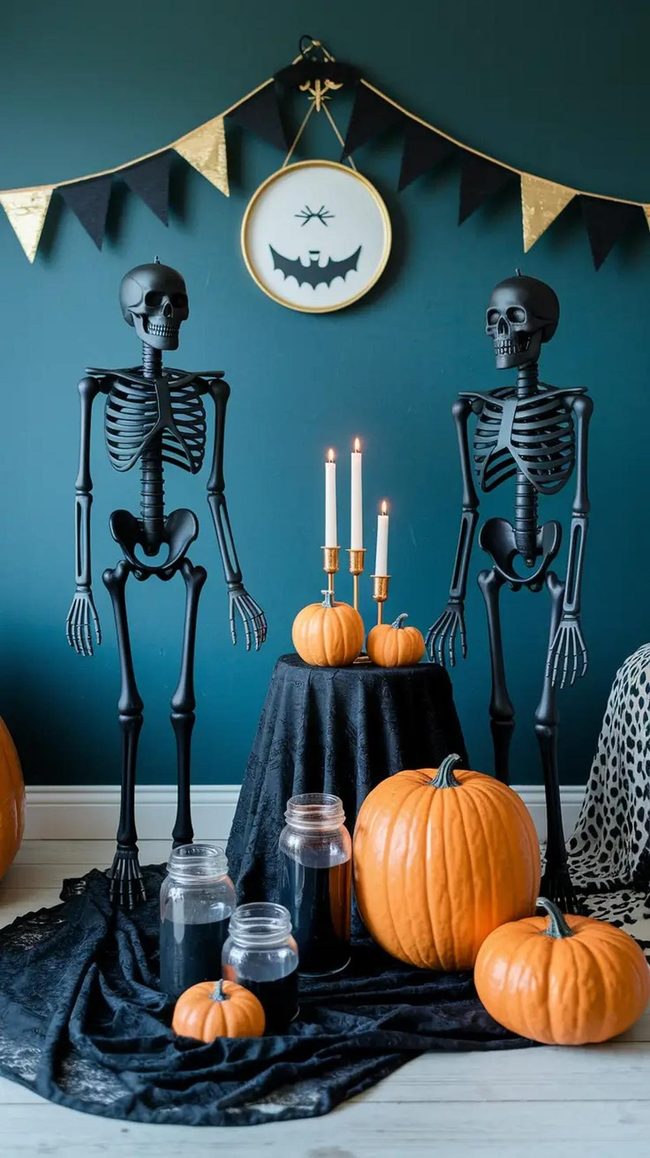Black And Gold Skeleton Gallery