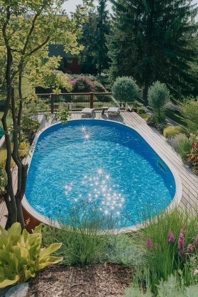 Lattice Panels Hide Pool Base