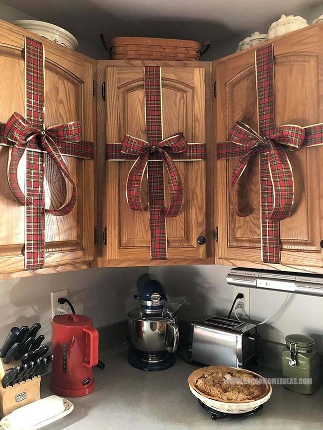 Plaid Ribbon Kitchen Instant Refresh