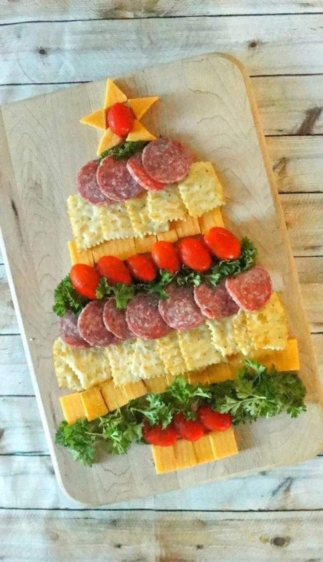 Festive Cheese Tree Platter