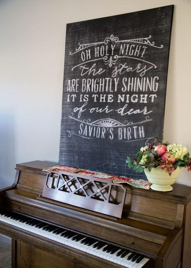 Dark Piano With Colorful Runner