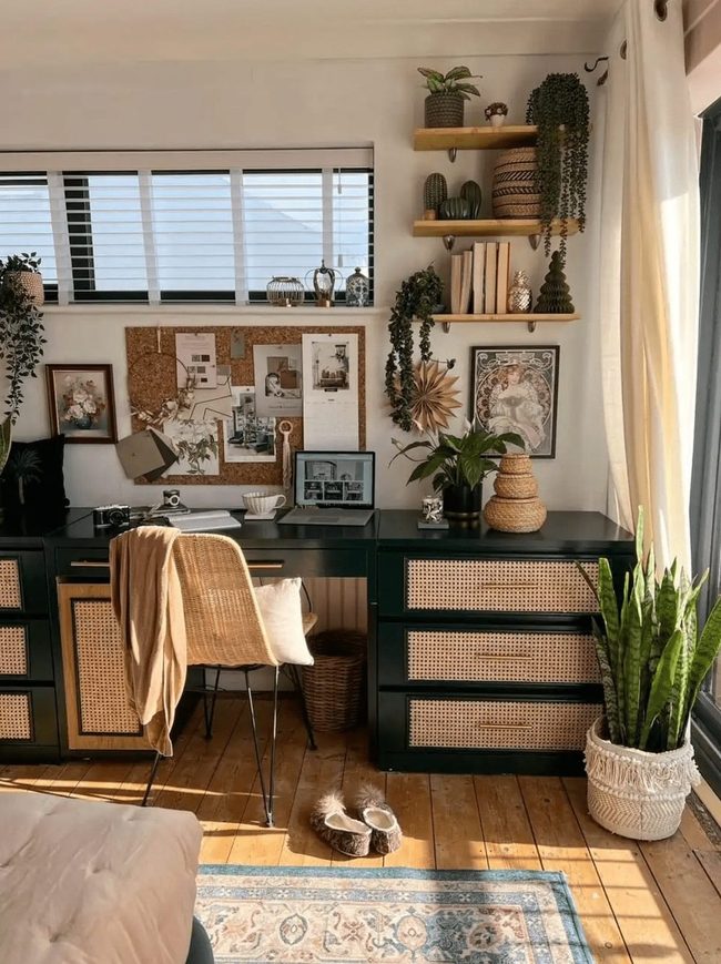 Cane Webbing Drawer Fronts