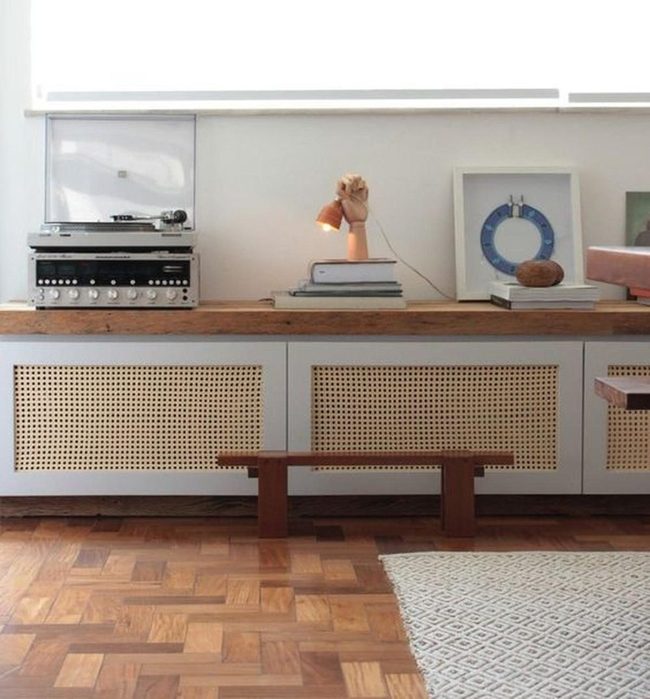 Patterned Wood Floors Mid-Century Modern