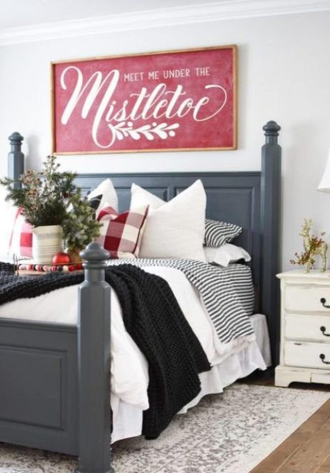 Dark Gray Frames, Crisp White Bedding