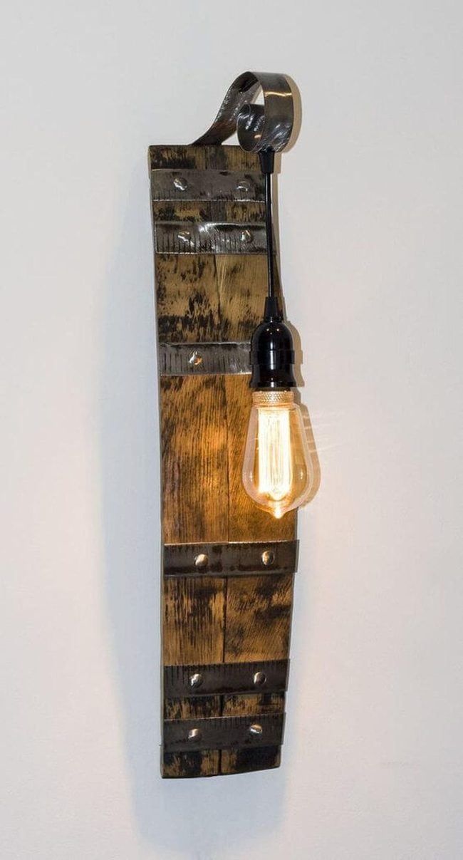 Wood And Iron Wall Fixtures