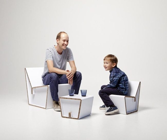 Corrugated Cardboard Seating Reinvented