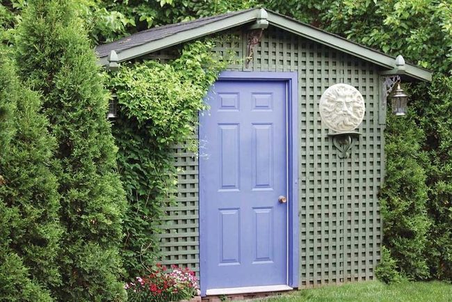 Purple Door Garden Hideaway