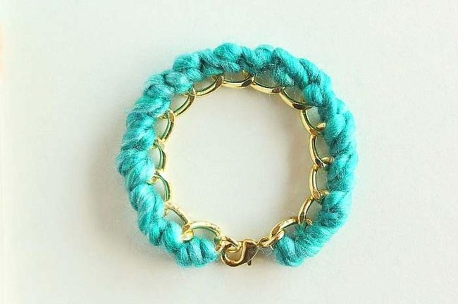 Yarn-Wrapped Chain Magic
