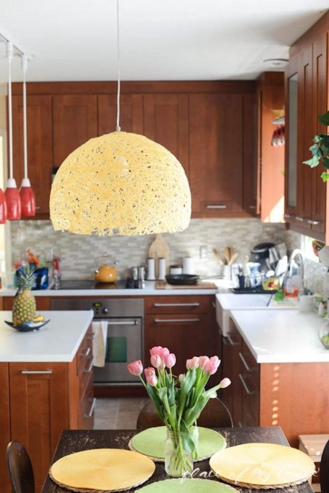 Red Pendant Lights Kitchen Island