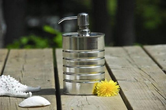Polished Metal Tin Dispenser