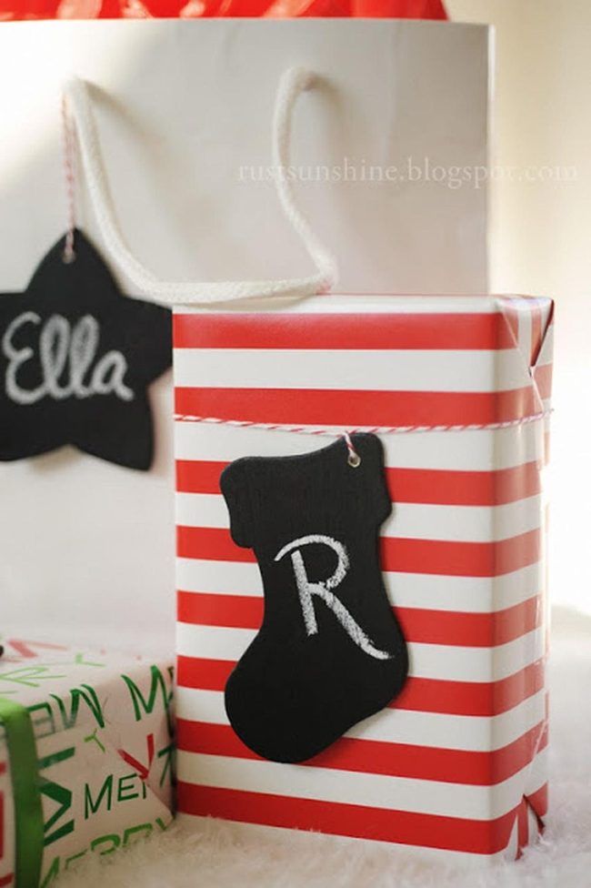 Red Striped Packages Personal Touch