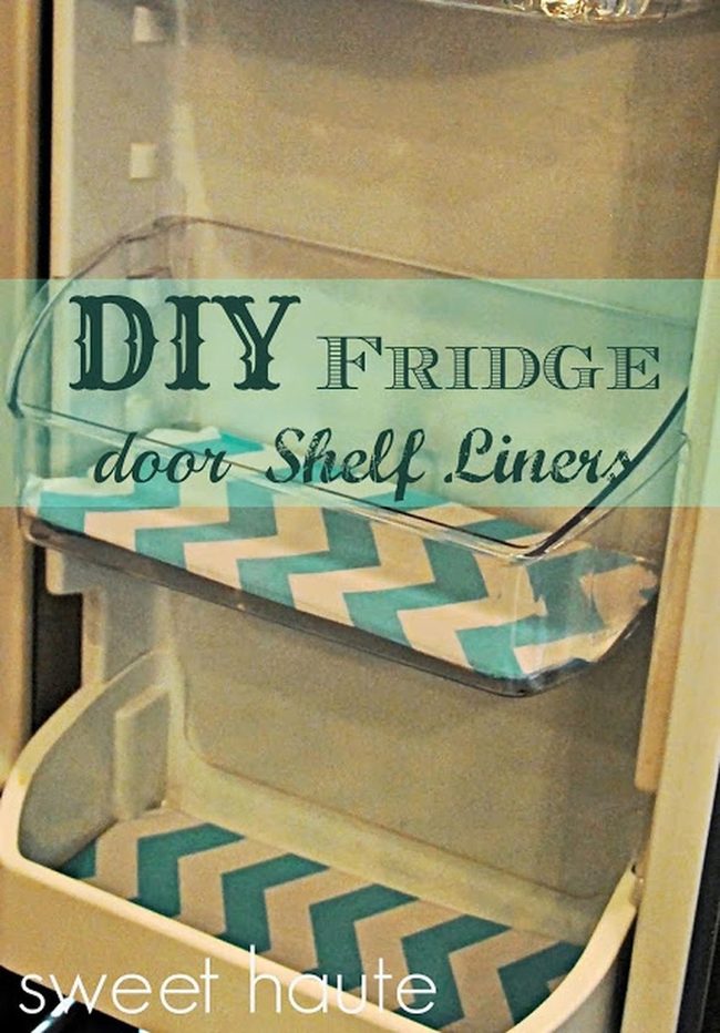 Blue White Chevron Kitchen Pop
